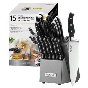 Amazon Basics 14-Piece Kitchen Knife